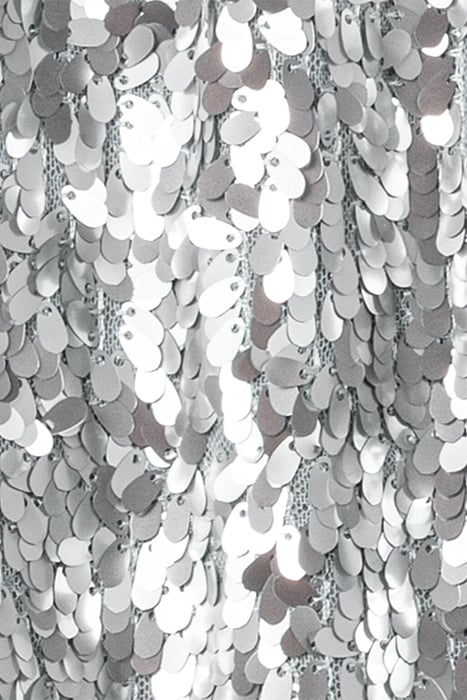 SEQUIN MINI SKIRT THE MACRO SILVER SEQUINS 6
