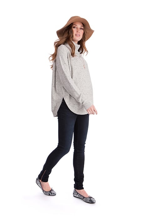 MATERNITY KNITTED CAPE JUMPER MULTI 4