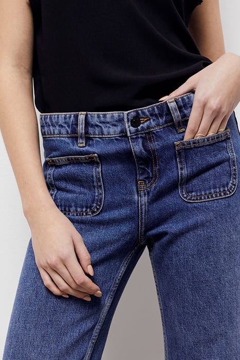 JEAN DENIM WIDE LEG BLUE DENIM 6