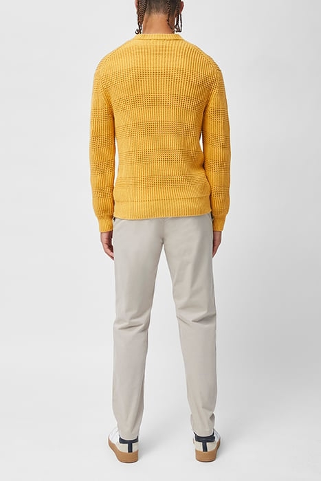 CHUNKY COTTON JUMPER YELLOW 3