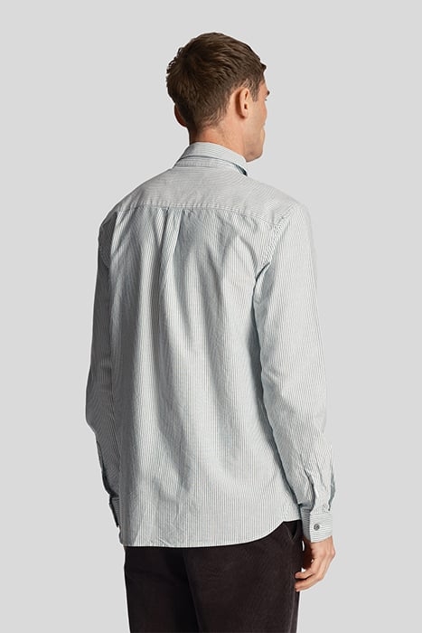 STRIPE OXFORD SHIRT COURT GREEN / WHITE 2