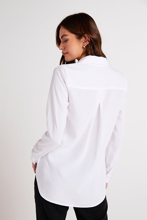 LONG SLEEVE PULLOVER TUNIC WHITE 2