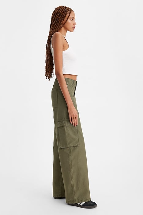 BAGGY CARGO PANT GREEN 5