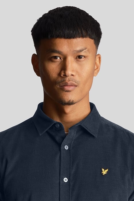 NEEDLE CORD SHIRT MUDDY NAVY 5