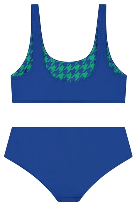 GIRLS RUBY REVERSIBLE BIKINI SET TROPIC GREEN MIX 4