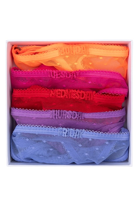 CAROLE WEEKDAY 5-PACK BRIEF MULTCO 4