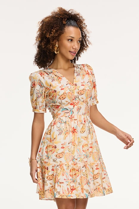 LADIES JAEL DRESS FRUITY BLUES ORANGE FRUITY BLUES 7