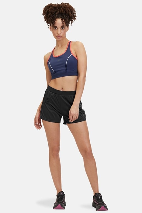 RACALE RUNNING SHORTS WITH INNER TIGHTS BLACK 3