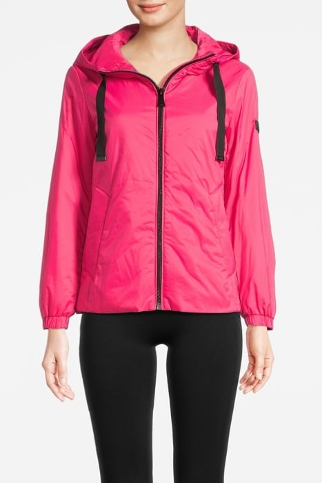 ZIP FRONT W/HOOD JKT RASPBERRY 1