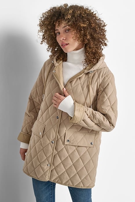 BTTNDWN QUILT JKT CLASSIC KHK 1