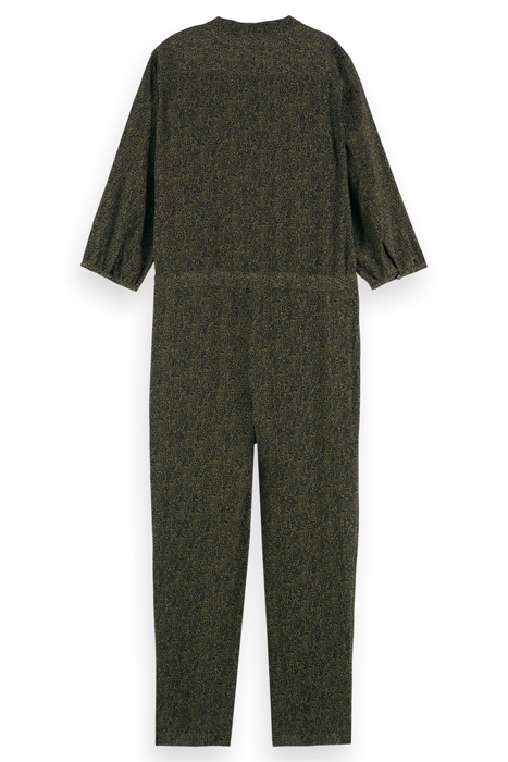 PRINTED JUMPSUIT LEOPARD SPOT GREEN 4