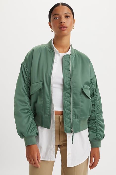 BOMBER JACKET IN GREEN 5