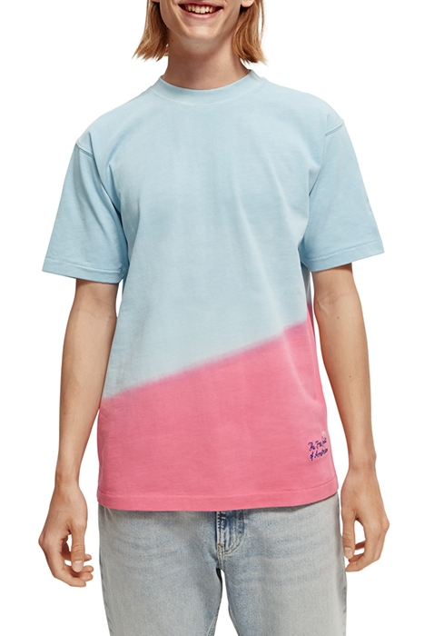 RELAXED TIE-DYE JERSEY T-SHIRT IN ORGANIC COTTON COMBO A 1