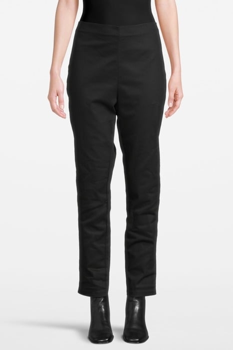 SKINNY TWILL TROUSER BLACK 1