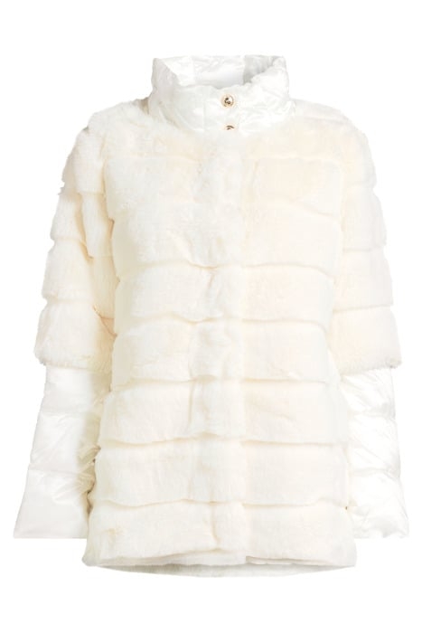 VICKY PUFFER JACKET PALE WINTER PEARL 3