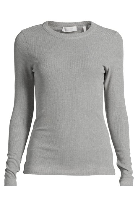 EV GLAM RIB LONGSLEEVE PEBBLE GREY 3