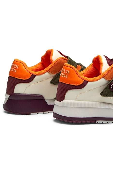 GIRLS VIVINA VELCRO SNEAKER ARMY GREEN MULTI 7