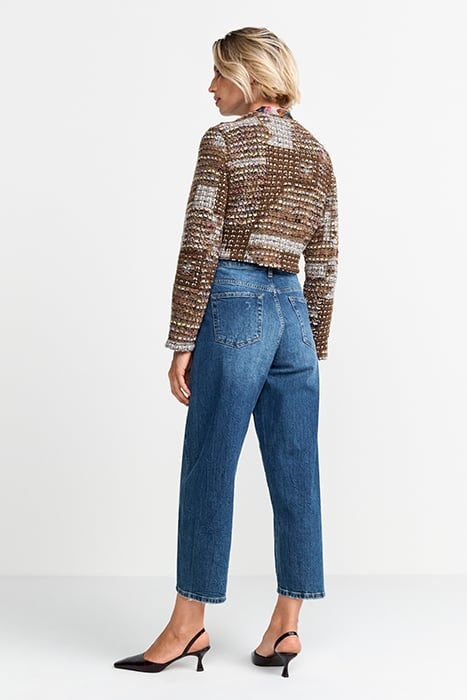 SHORT PATCHWORK JACKET CARAMEL SPICE 3