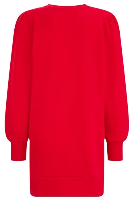 DRESS MID LENGTH RED 4