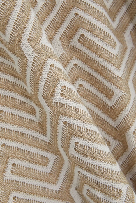 CARL LS CN GEOMETRIC SALT AND KHAKI STORM 8