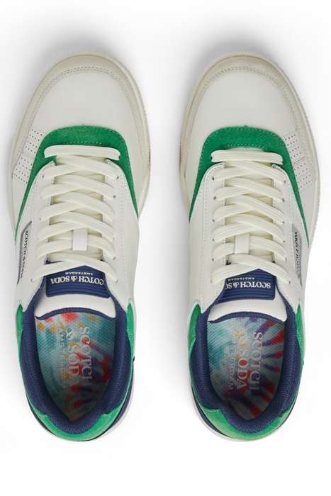 COURT CUP - SNEAKER WHITE/GREEN 4