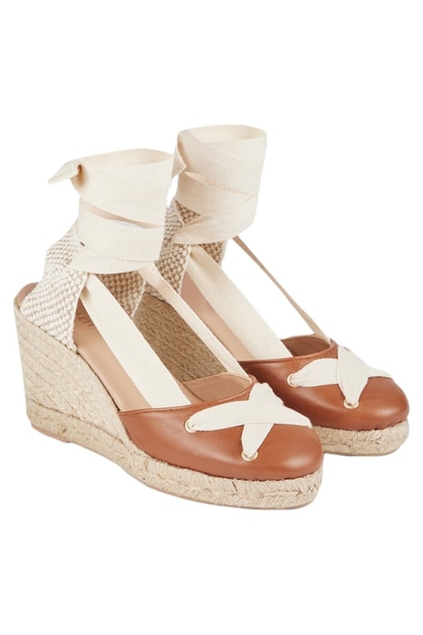 OPHELIA CROSSOVER TIE TAN 2