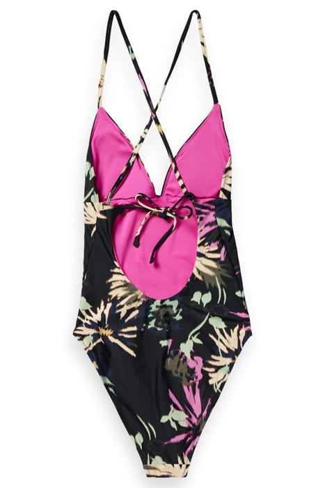 PRINTED BATHING SUIT ASTER BLACK 4