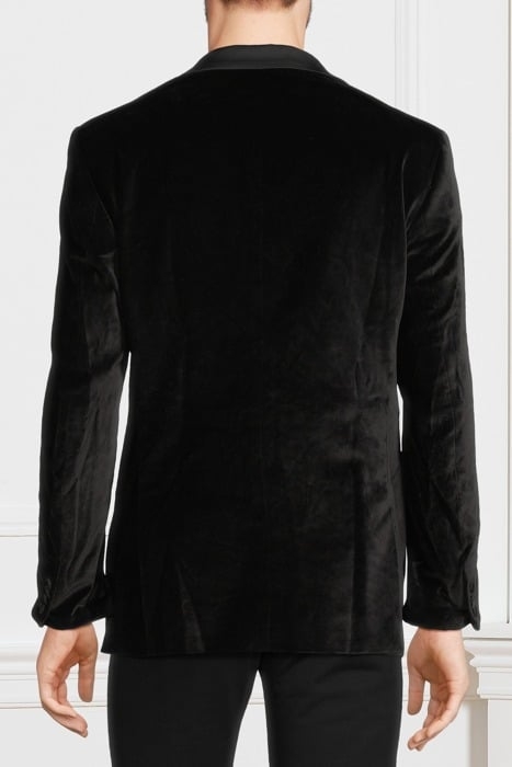 MARCIANO BY GUESS ALAIN PEAK BLAZER JET BLACK 2