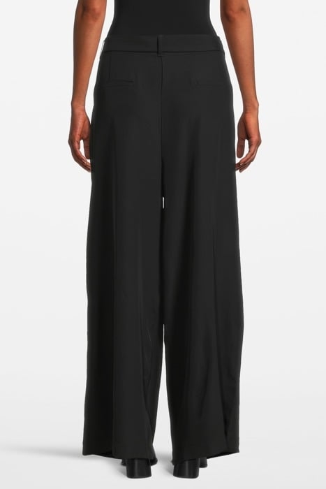 SLEEK TAILORED WDE LEG TROUSER BLACK 2
