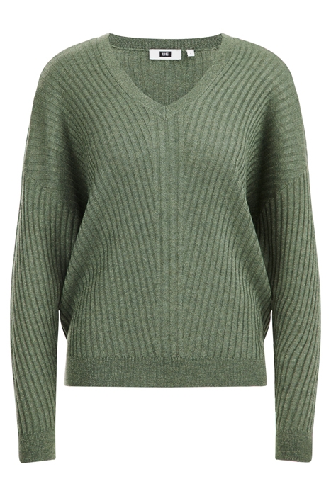 KNITTED PULLOVER DARK GREEN 4