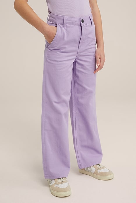 5-POCKET HIGH WAIST LIGHT PURPLE 1