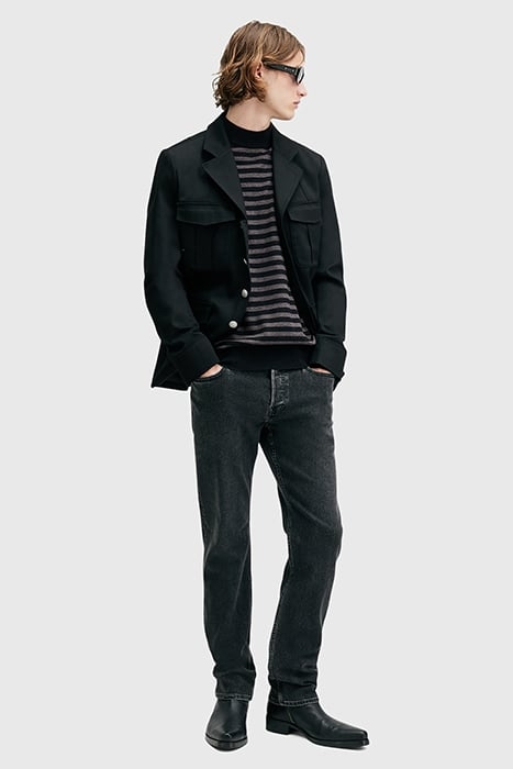 ANDI MOCK NECK CHARCOAL/BLACK 6