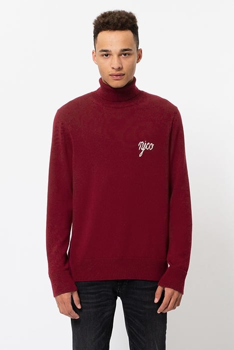 CORNELIS ROLL NECK NJCO CHERRY 1