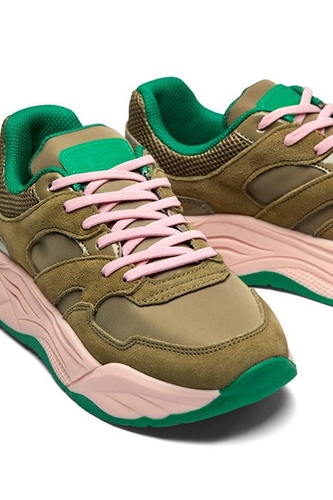 GIRLS CELESTIA SNEAKER ARMY GREEN 6