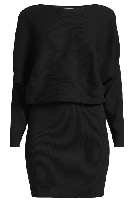 MACKENZIE KNITTIED MINI DRESS BLACK - OUTLET PRICE 3