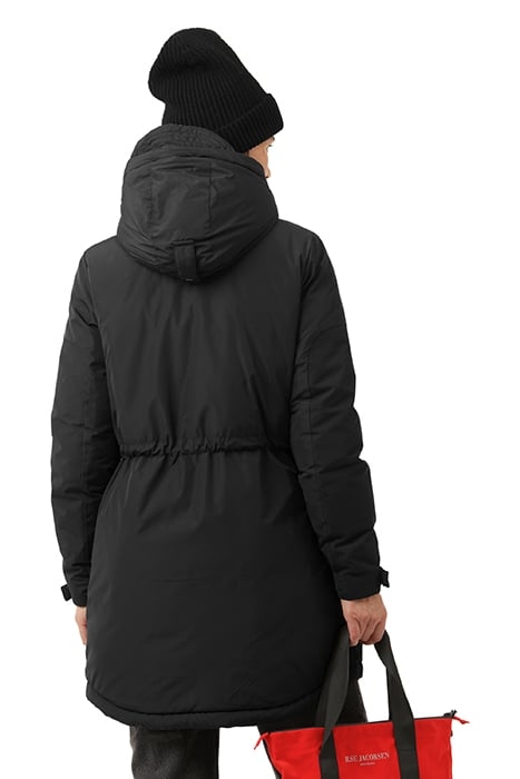 FLUFFY COAT WANDERDOWN01 BLACK 2