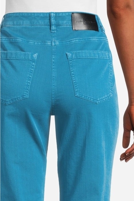 STRAIGHTLEG DENIM DEEP TURQUOISE 4