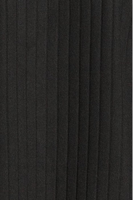 CALLIE HIGH NECK RIB SWEATER BLACK - OUTLET PRICE 5