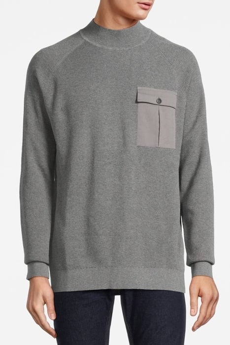 S.OLIVER PULLOVER GREY/BLACK 1