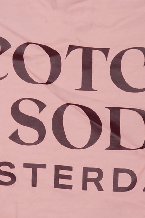 UNISEX FOLDABLE TOTE BAG PINK 3