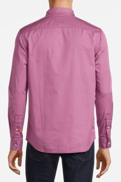 REGULAR-FIT REFINED COTTON SHIRT DAHLIA 2