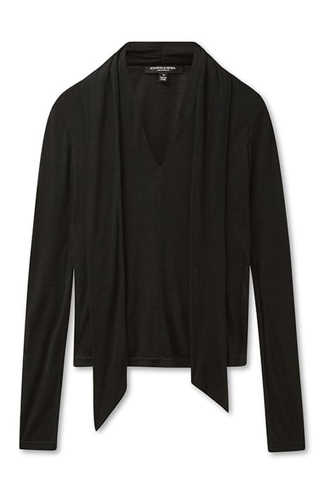 TOP WITH SCARF BLACK 3