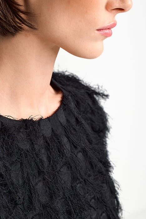 MINI DRESS WITH STRUCTURE BLACK 4