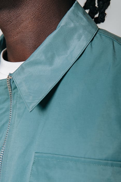 LUCA ZIP SHIRT GREY BLUE 4