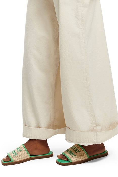 TILDA - SANDAL GREEN/ECRU 4