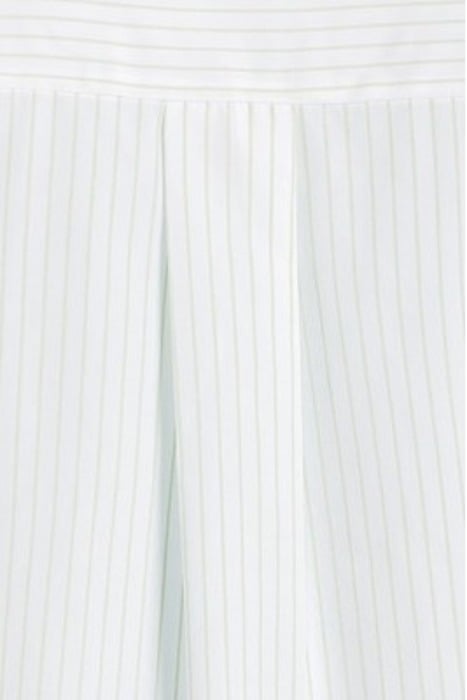 POLLY STRIPE SHIRT SAGE/WHITE - OUTLET PRICE 5