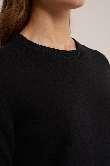 KNITTED PULLOVER BLACK 5