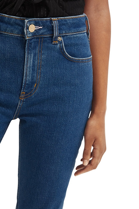 HIGH FIVE HIGH-RISE SLIM JEANS — FIFTIES BLUE 7