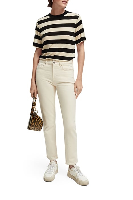 HIGH FIVE HIGH RISE SLIM JEANS IN ORGANIC COTTON — MIRAGE 3