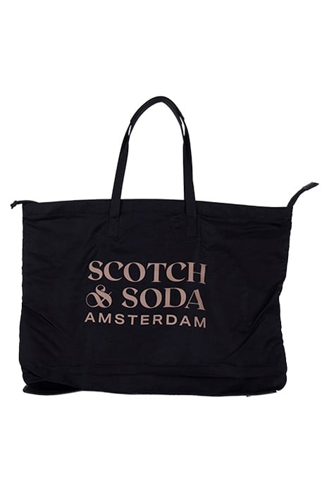 UNISEX FOLDABLE TOTE BAG BLACK 1